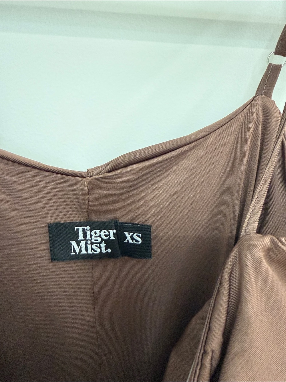 Tiger Mist Brown Mini Dress - Picture 2 of 3